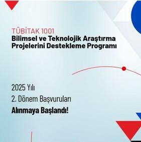 TÜBİTAK 1001 programı kapsamında başvurular alınmaya başlandı!